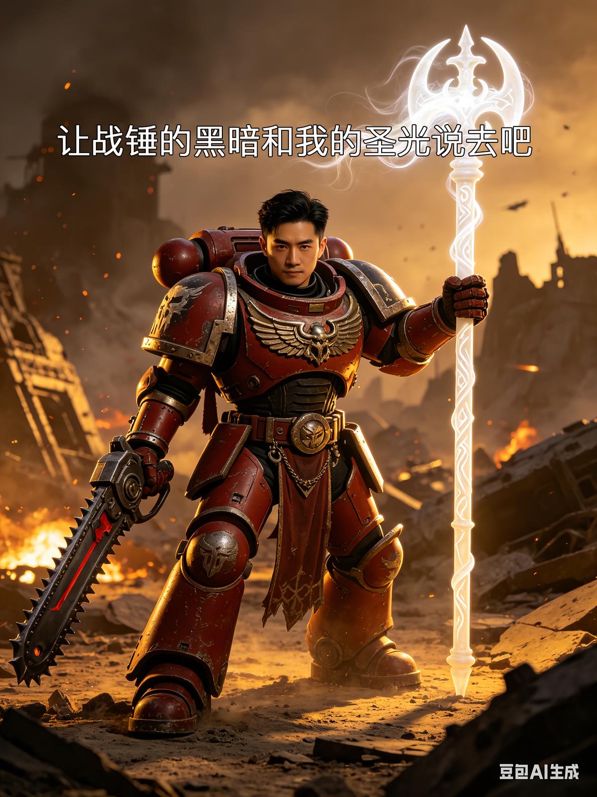 让战锤的黑暗和我的圣光说去吧