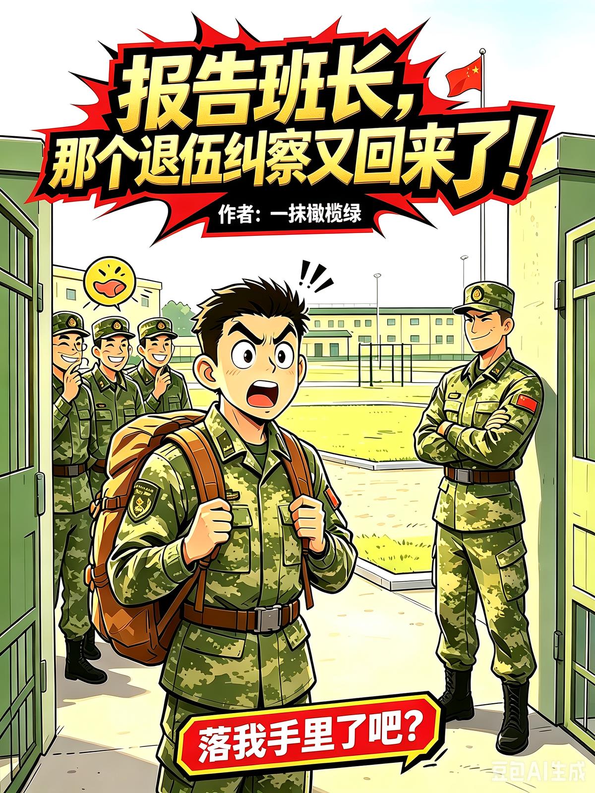 报告班长,那个退伍纠察又来了!